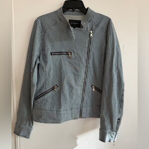 Striped Women's Cotton Jacket Large